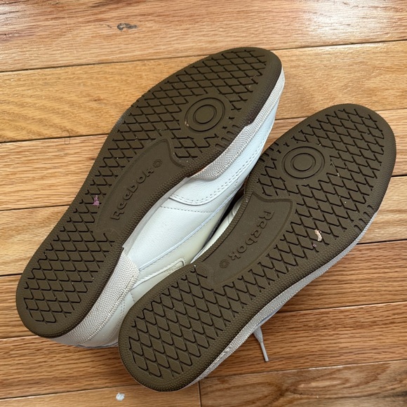 Reebok Cream Leather Sneakers - Picture 2 of 5